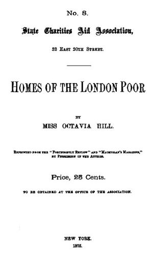 [Gutenberg 59674] • Homes of the London Poor